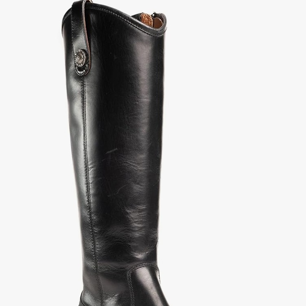 Black Leather Riding Boots